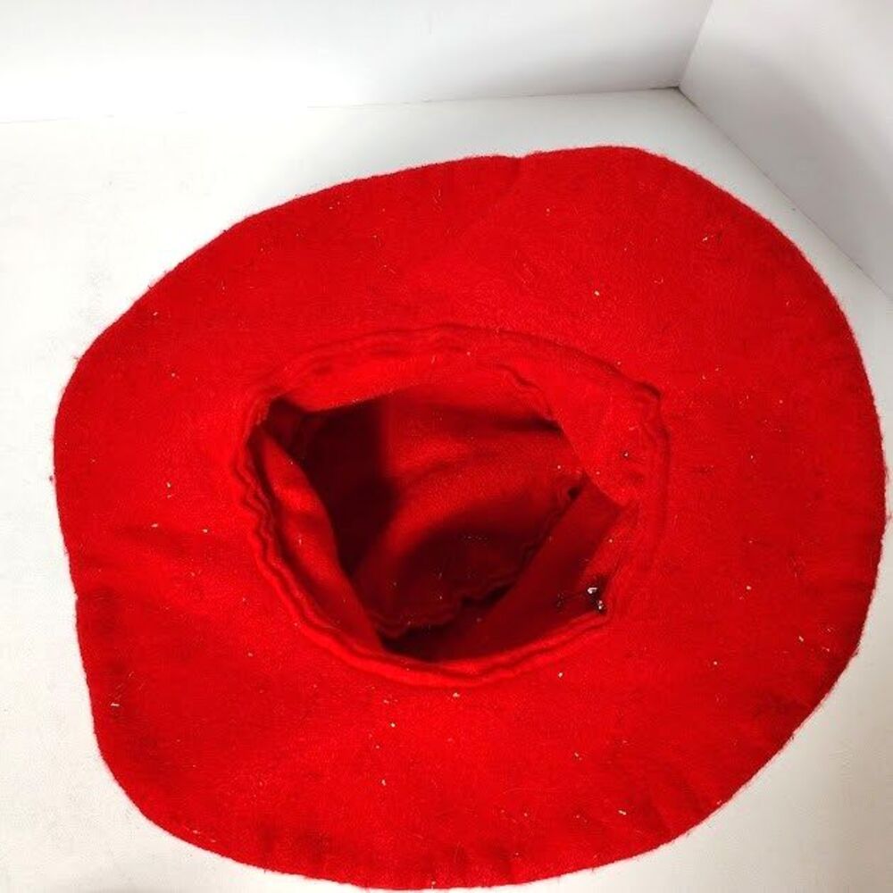 Red Hat Society Accessory Lot Purse Hat Scarf Beads Headband Red Black Purple - Picture 3 of 12